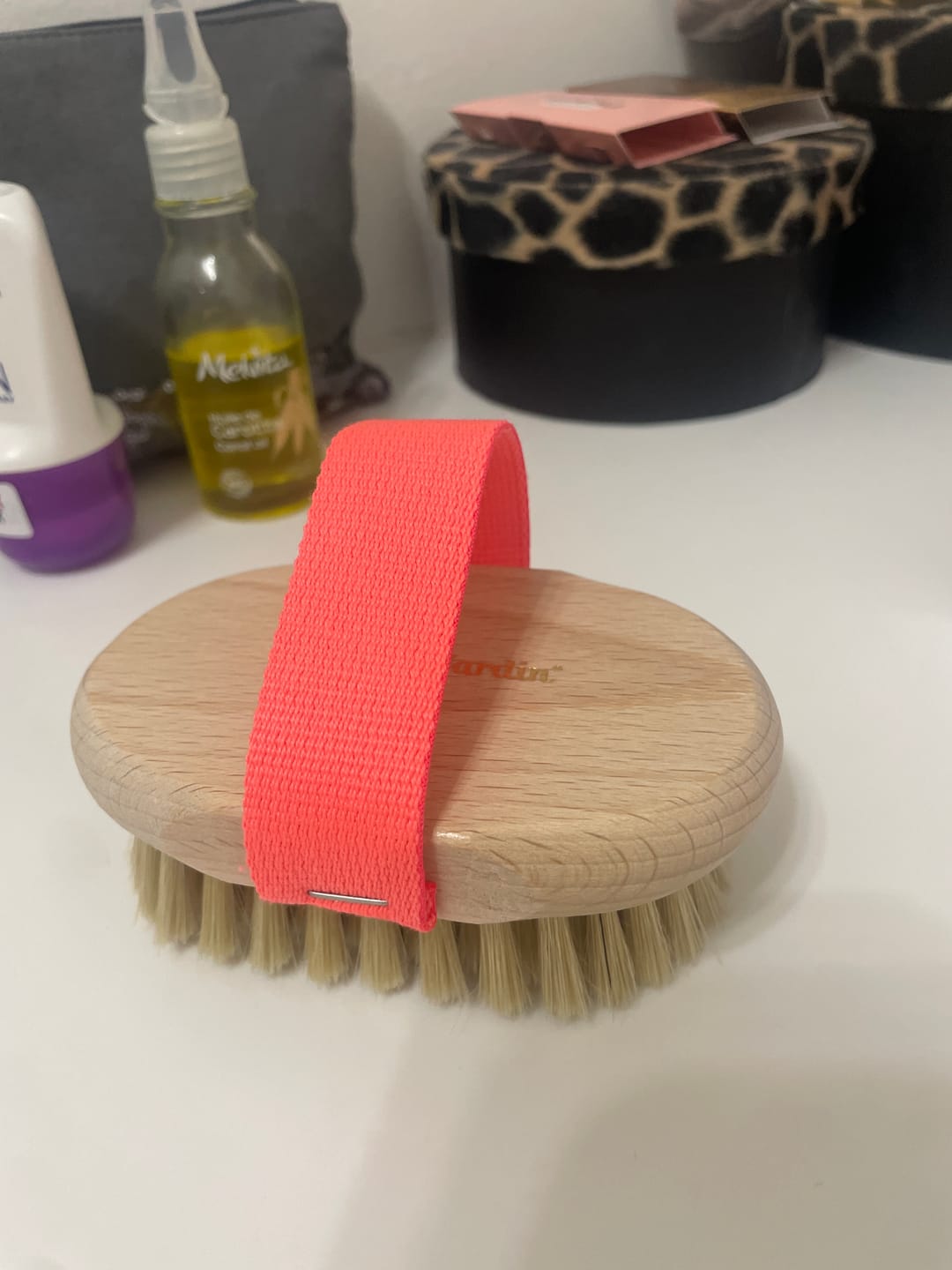 Customer photo review of Brosse de massage et brossage à sec pour drainage lymphatique
