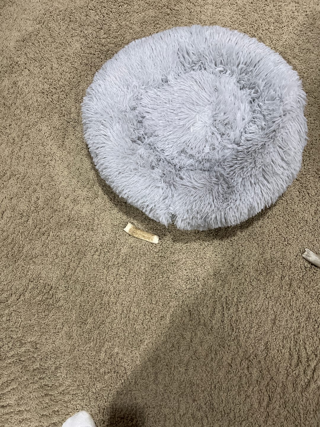 Customer photo review of The Original Fluffy Bean® Pet Bed