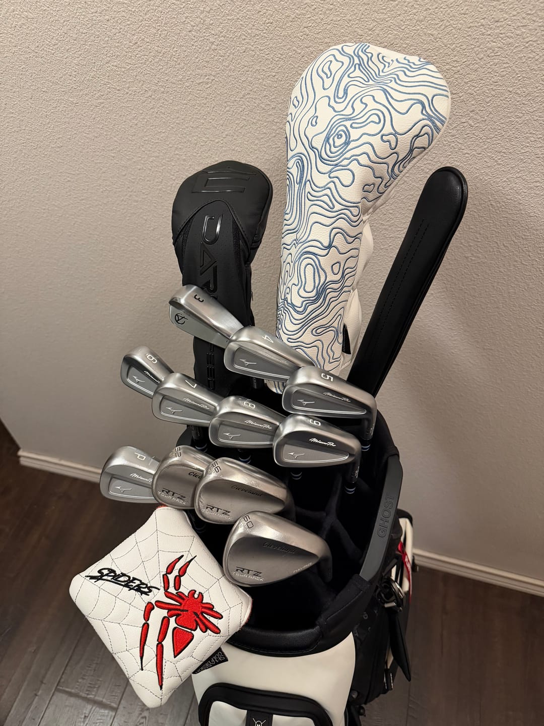 Customer photo review of Topographic Edition - Pure White / Embroidered Carolina Blue