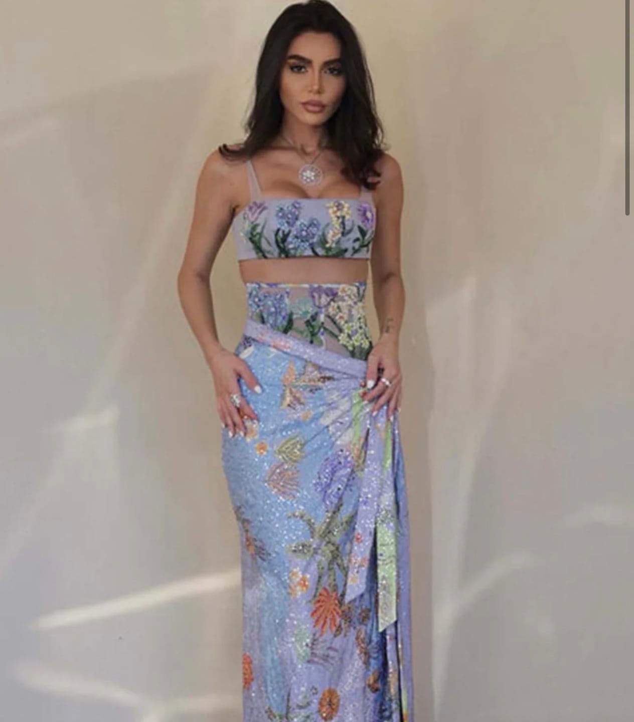 Customer photo review of Cher Look Corseted Belt Drape Set