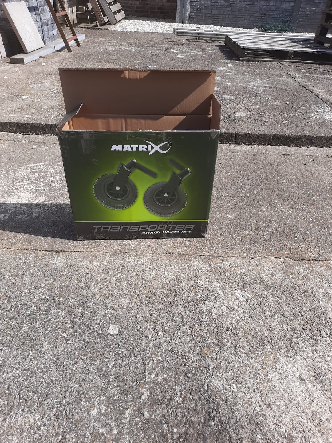 Customer photo review of TRANSPORTER SWIVEL WHEEL SET