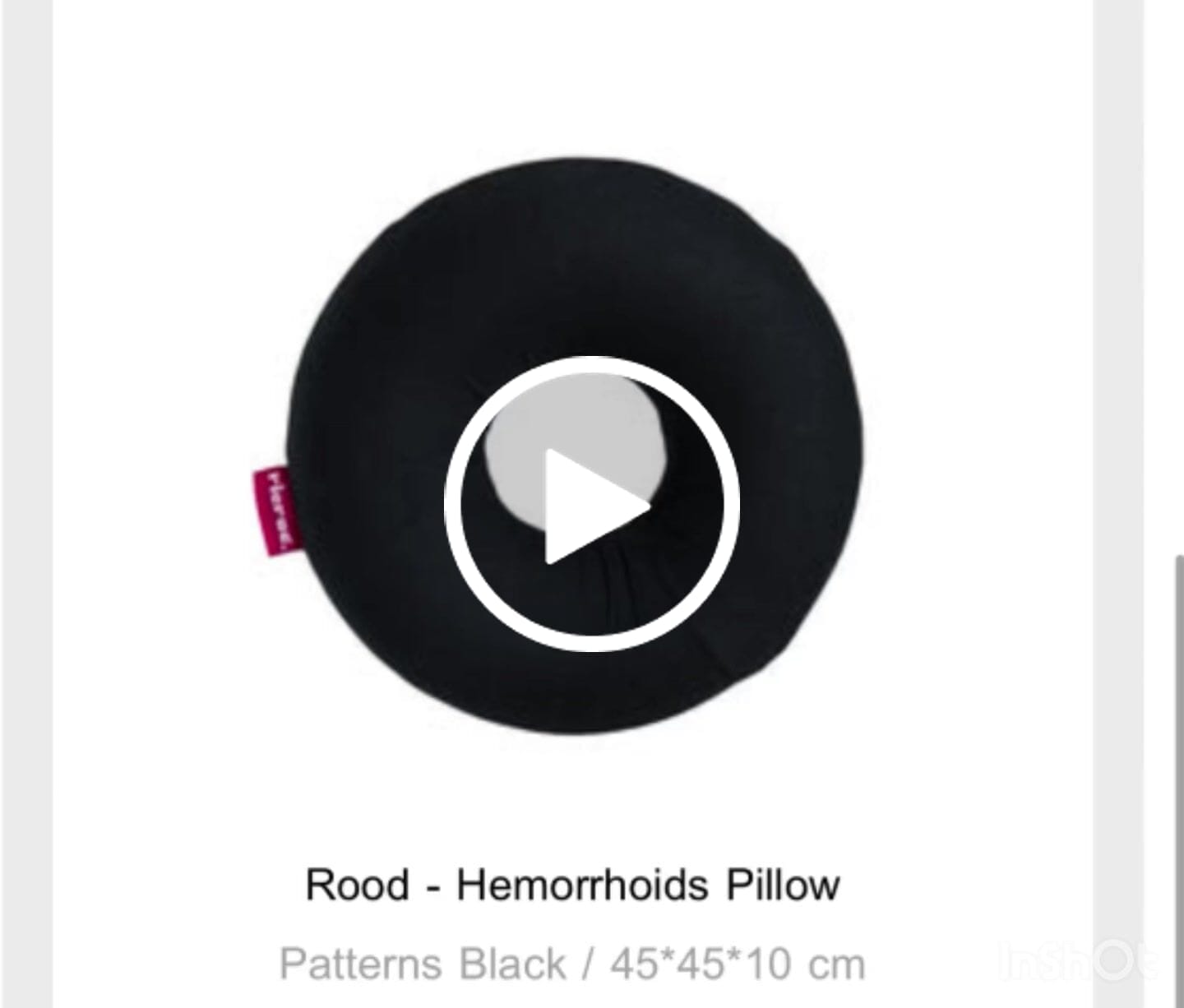 Customer video review of Reeta- Tailbone Cushion-Suitable for Hemorrhoids Prostatitis problem & Pregnant Women
