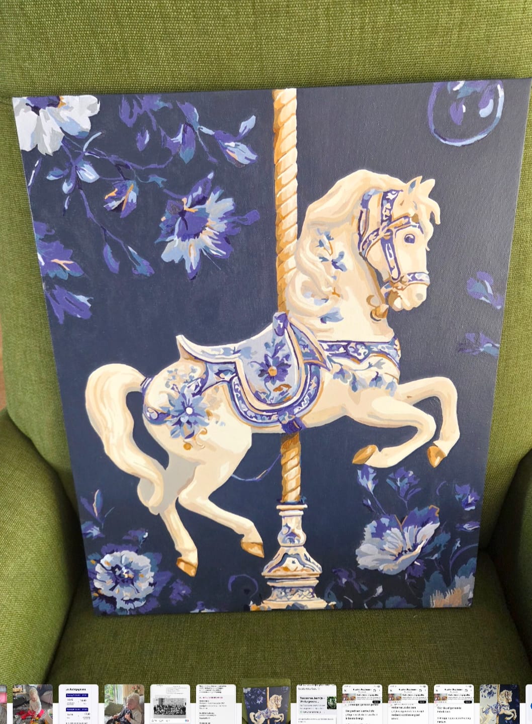 Customer photo review of Elegant carrousel