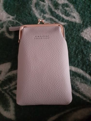 Customer photo review of Leather Phone Purse