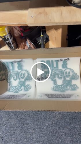 Customer video review of DTF Transfers Upload Your Gang Sheet