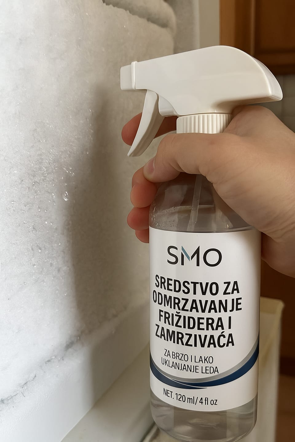 Customer photo review of Globetrek° DefrostingSpray: Bezbedan i efikasan sprej za odmrzavanje frižidera