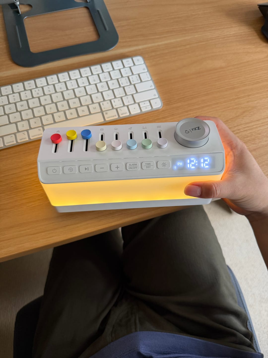 Customer photo review of Snoora Baby White Noise Machine