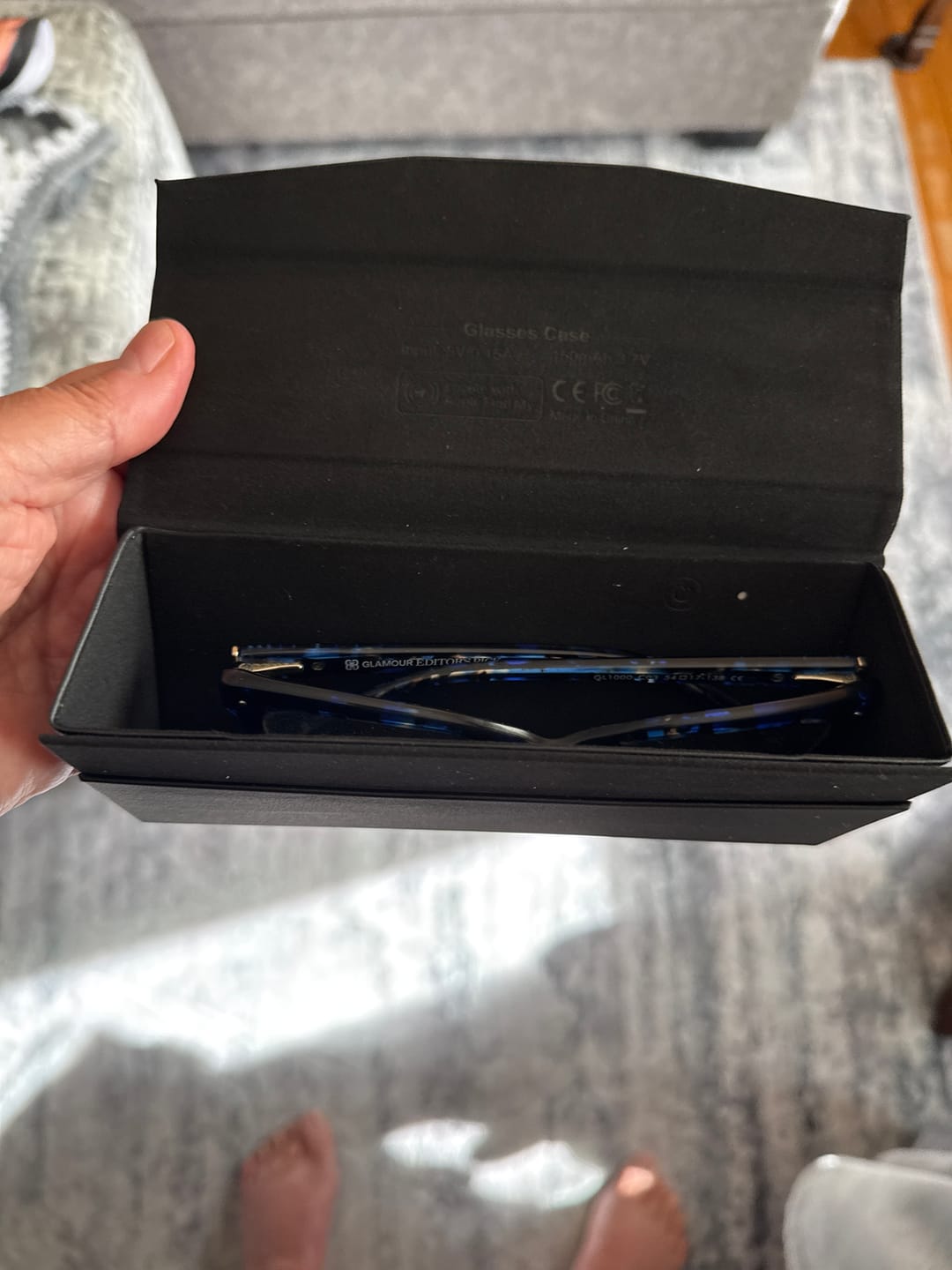 Customer photo review of SPOTMINDERS. Glasses Case