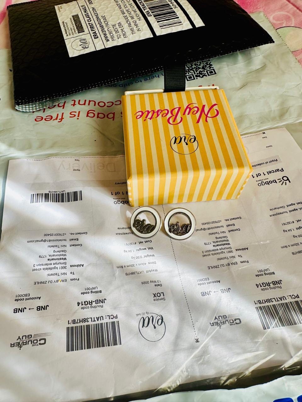 Customer photo review of Era Distressed Denim Cap