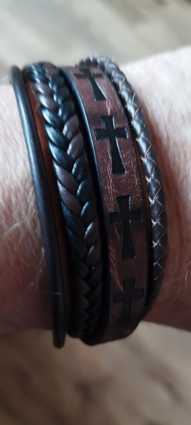 Customer photo review of Bracelet du Croisé Templier