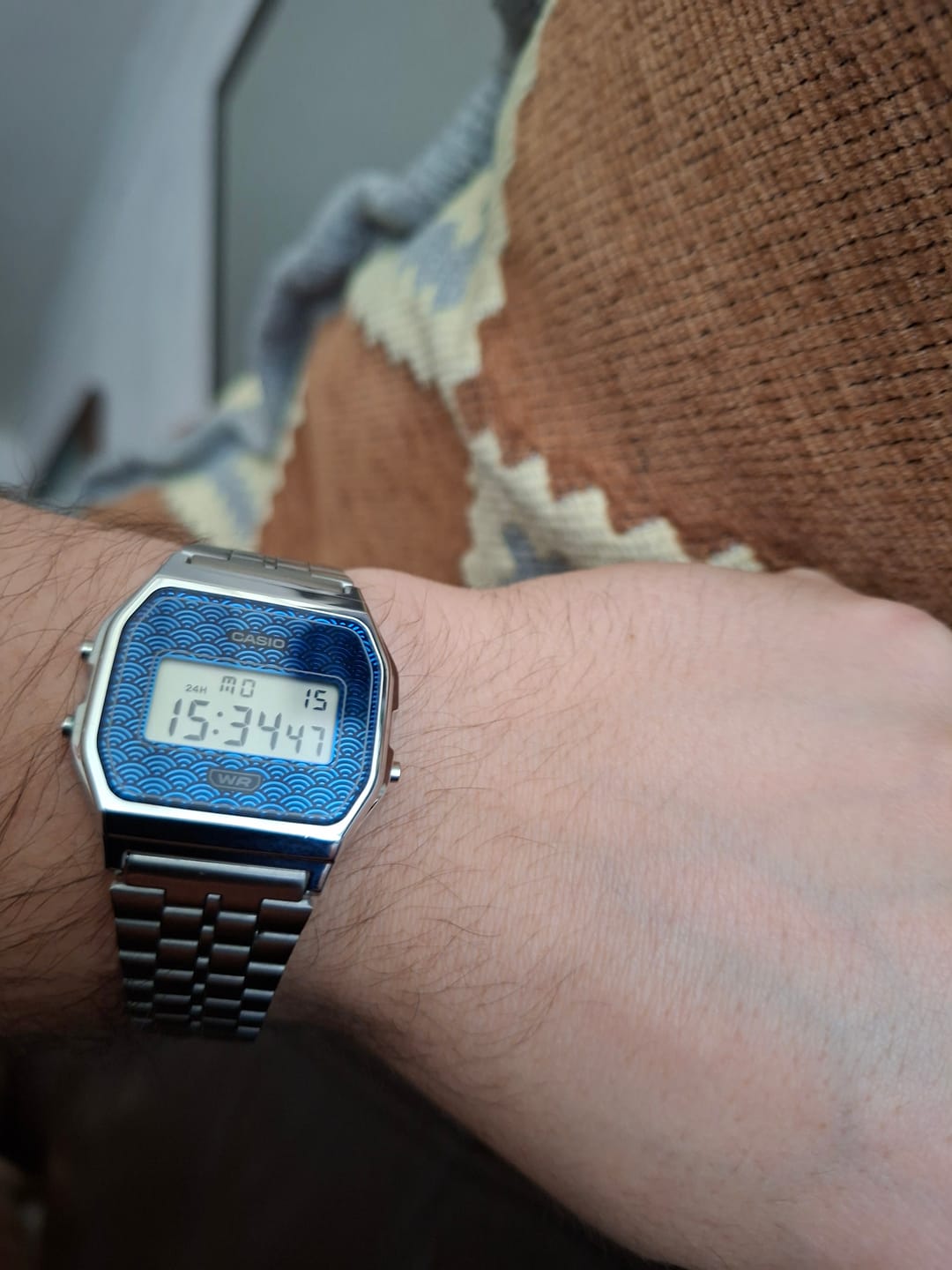 Customer photo review of Reloj Casio Vintage A159WEVJ-2 Azul MADE IN JAPAN