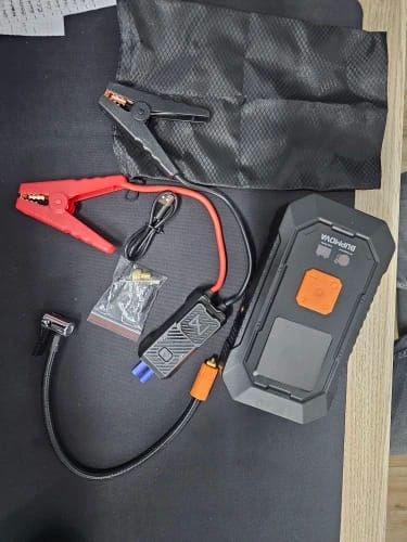 Customer photo review of Portable Car Jump Starter & Tire Inflator — 4-in-1 Emergency Car Tool