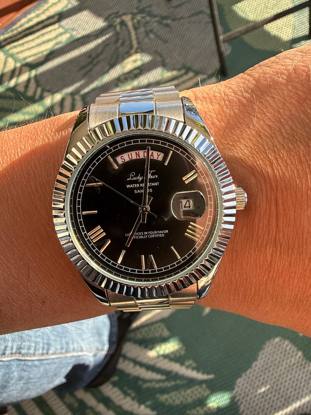 Customer photo review of Lucky Fours® Santos