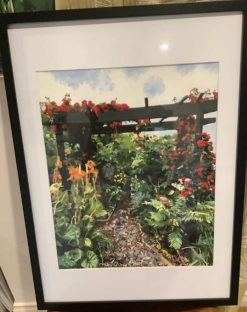 Customer photo review of Custom Paint By Numbers - Turn Trip Memory into Art