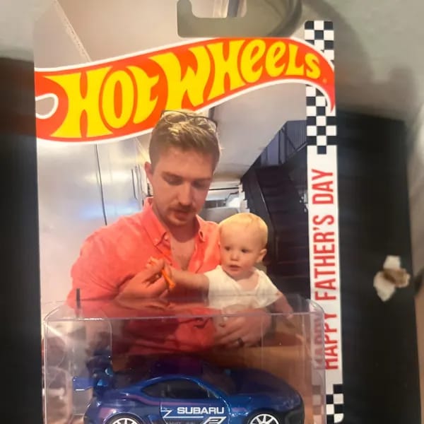 Customer photo review of Personalized Lover's Toy Dream Car Dad's Toy Dream Car Packaging Best Gift for Dad,Husband,Boyfriend