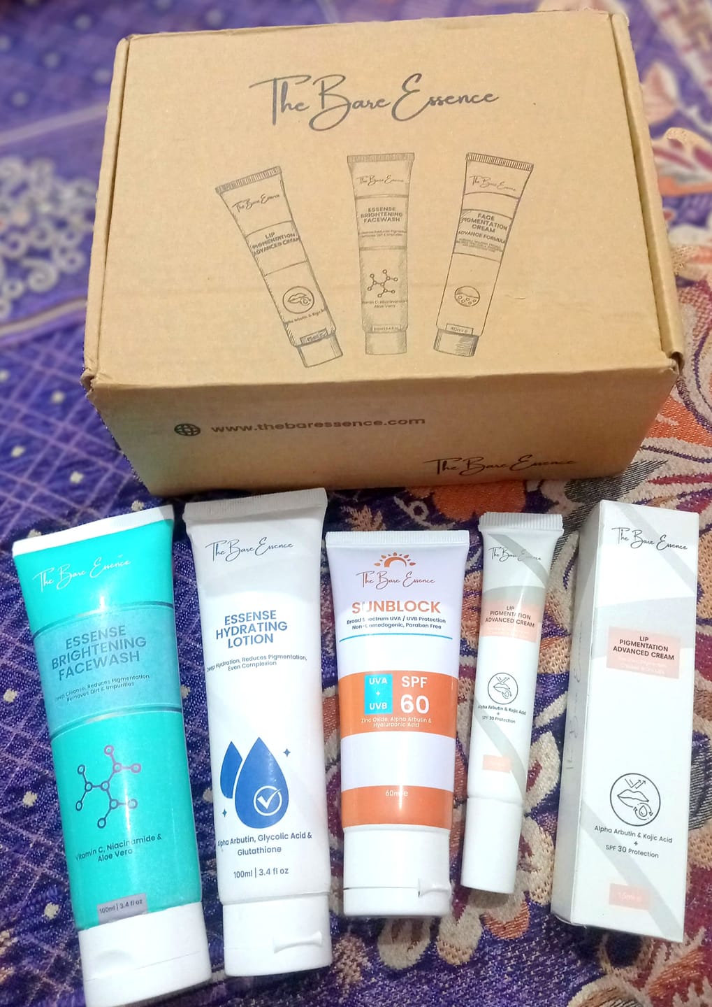Customer photo review of SPF 60 Non Comedogenic Sunblock