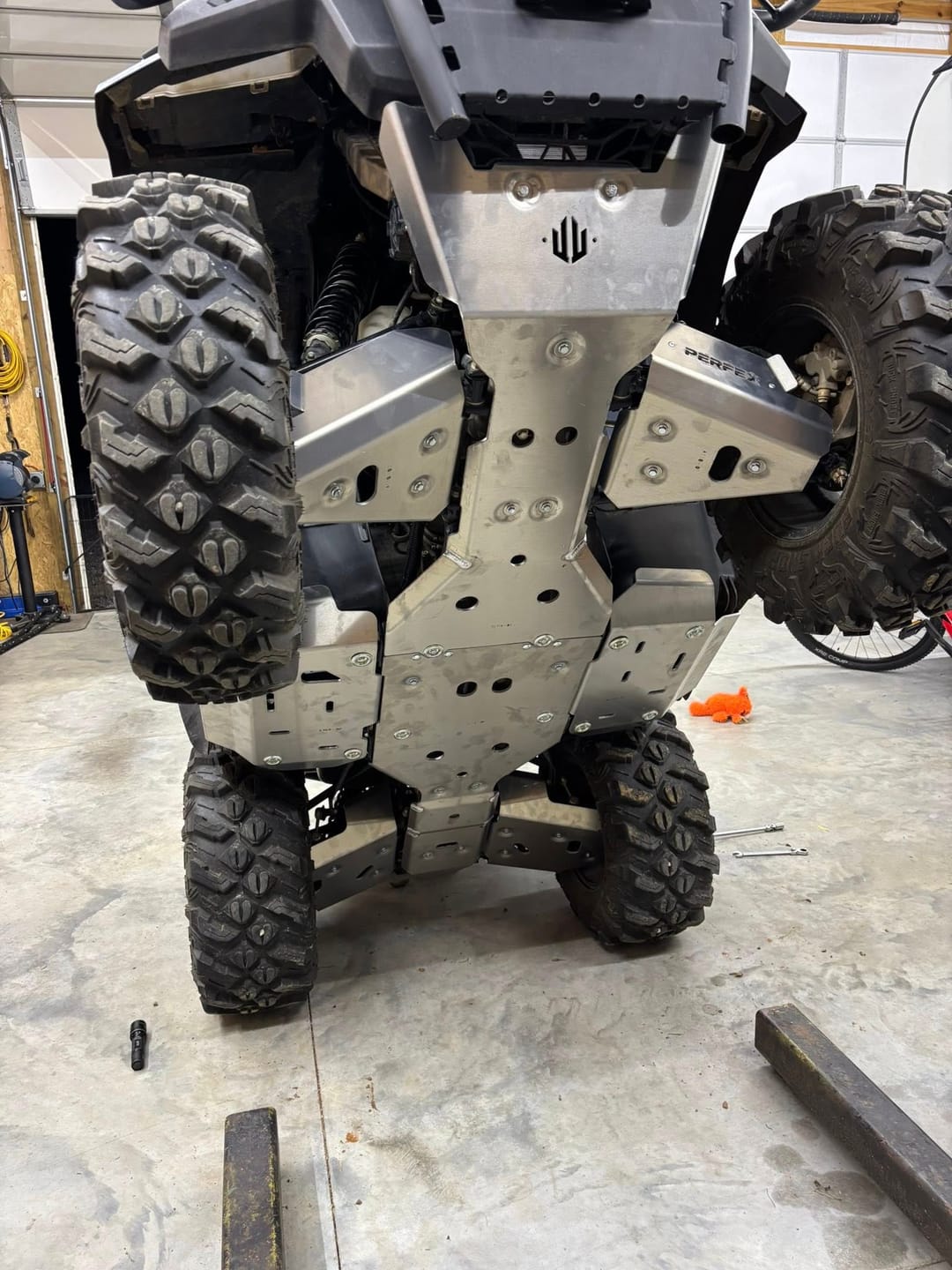 Customer photo review of Full Skid Plate Kit — Kawasaki Brute Force 650/750 (2008—26)
