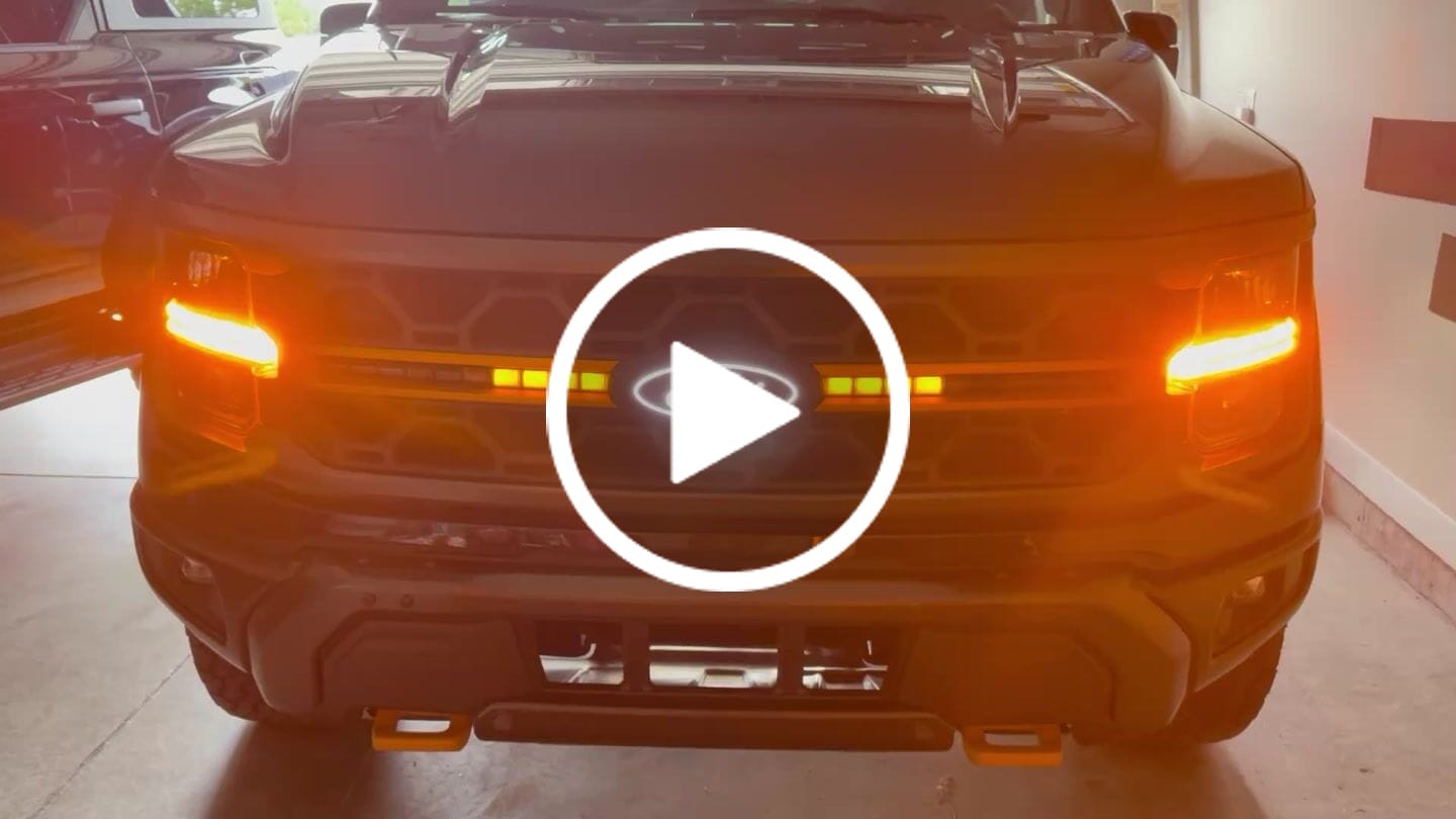 Customer video review of Smoked LED Amber Lights w/ Sequential Turn Signal For 24+ Ford F150 Tremor