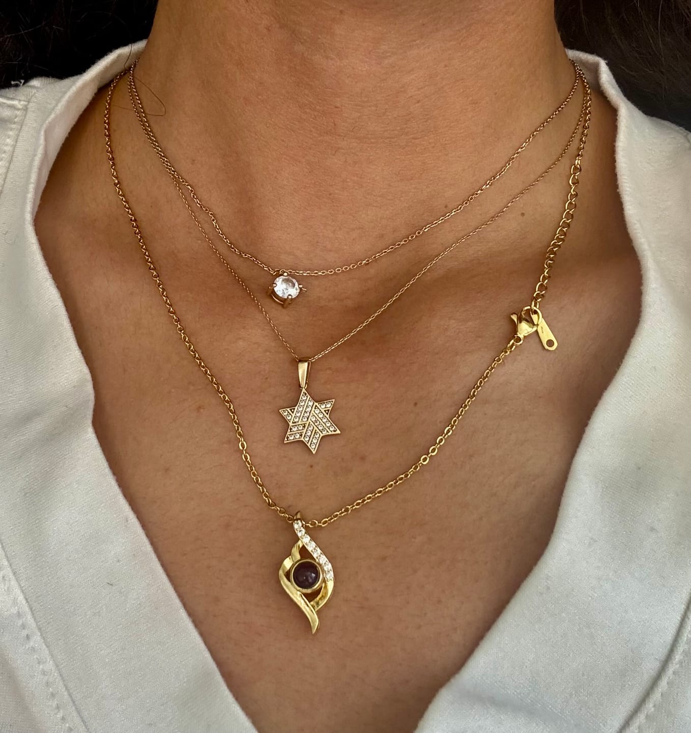 Customer photo review of שרשרת אינפיניטי - עם תמונה מוצפנת