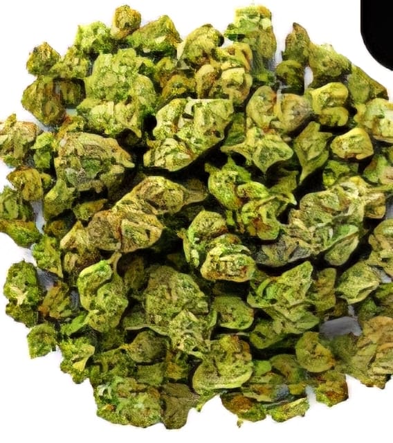 Customer photo review of Jager Sour Diesel - 28 Grams Littles - Sativa