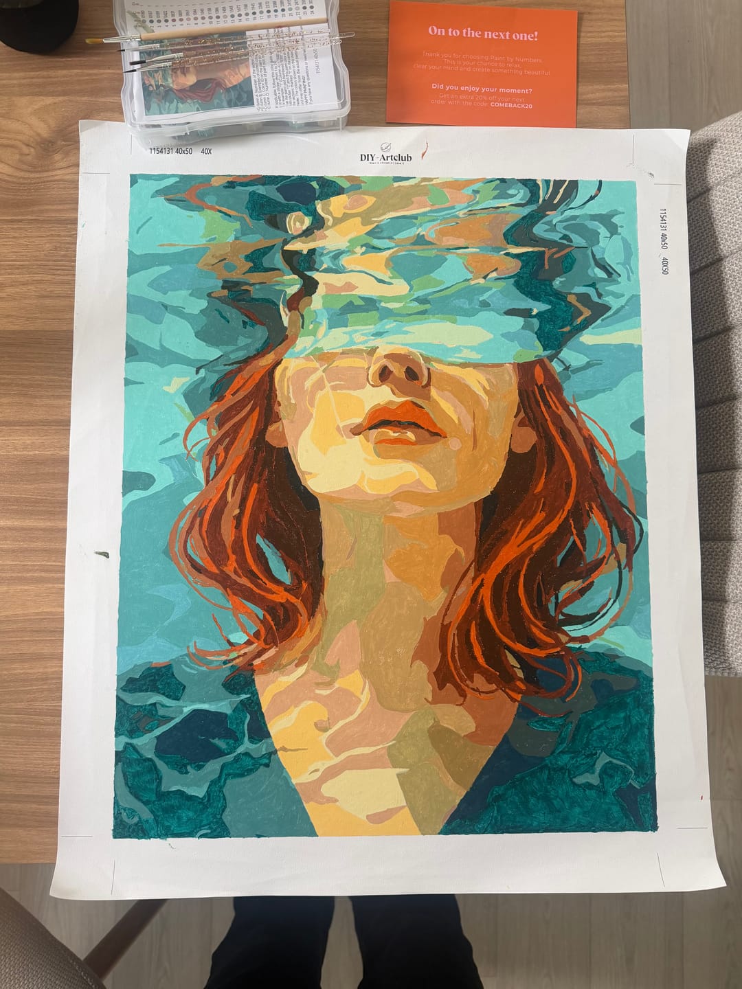 Customer photo review of Under Pt. 3 | Paint by Number