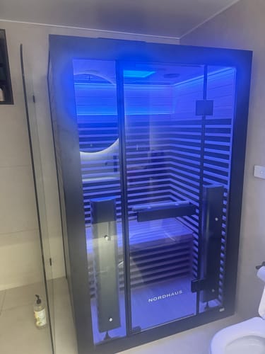 Customer photo review of 2 Person Full Spectrum Infrared Sauna + WIFI