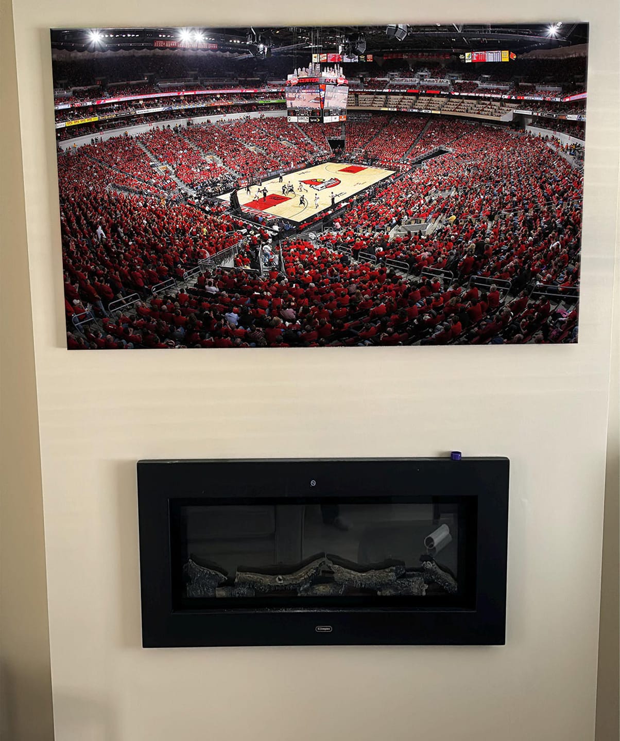 Customer photo review of Kfc Yum Center Louisville, Stadium Canvas, Sport Art, Gift for him, Man Cave Decor, Art Print, Canvas Print Wall Art
