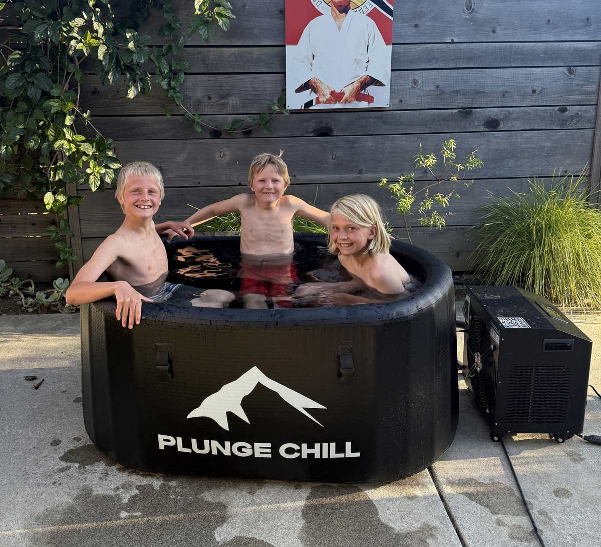 Customer photo review of 1HP Cold Plunge Chiller + Tub(Pro)