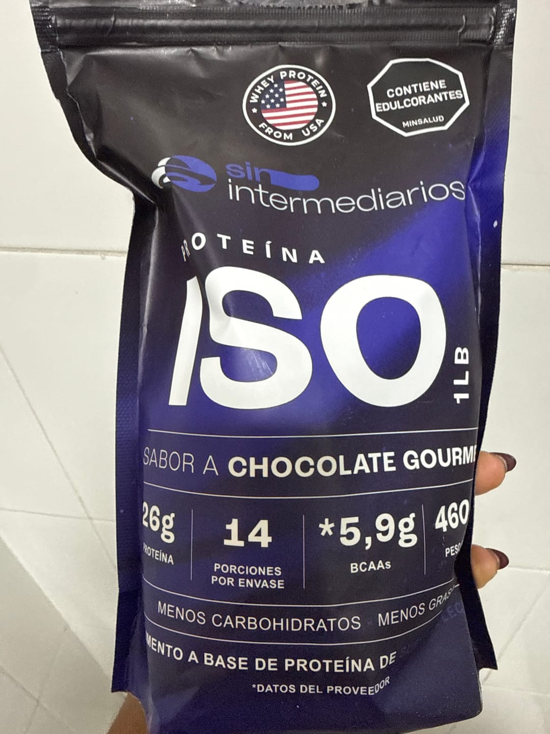 Customer photo review of Proteína Aislada (ISO)