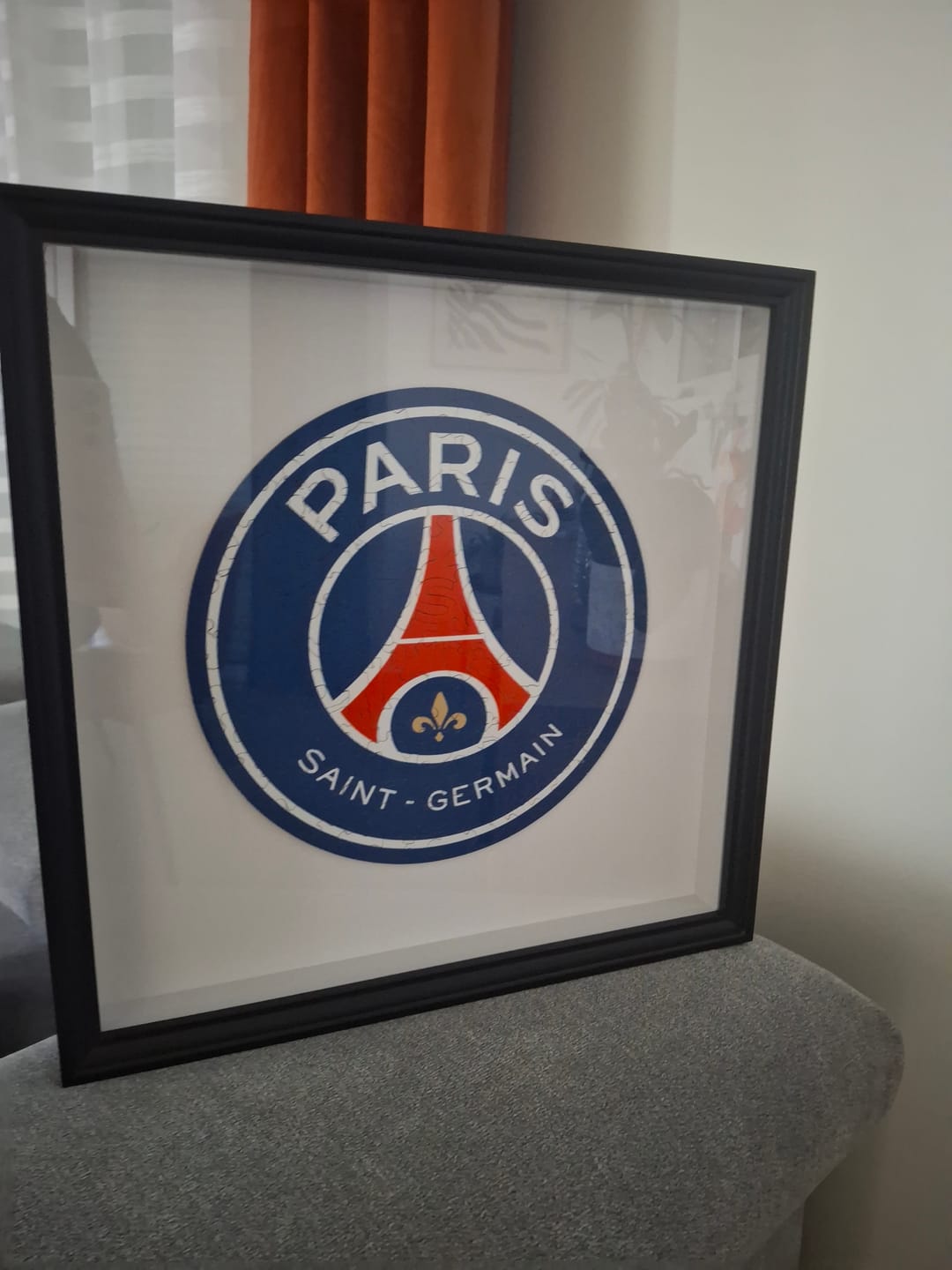Customer photo review of Logo Paris Saint-Germain® - Puzzle en Bois
