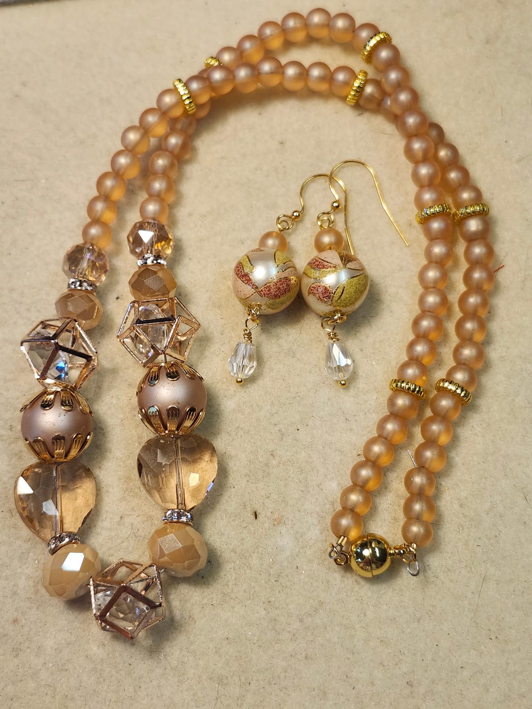 Customer photo review of Designed By Me Bead Strand in Caliente Coral