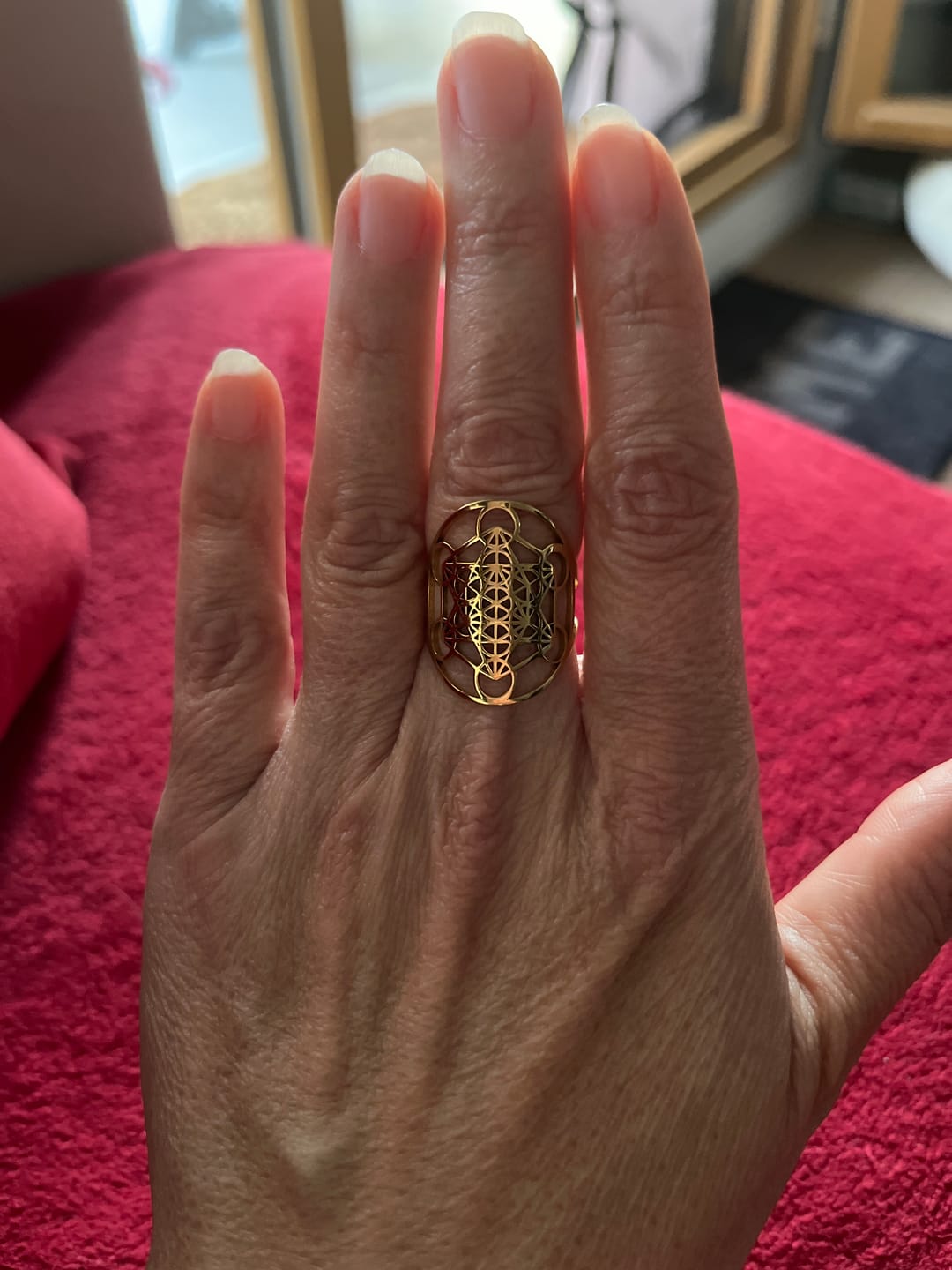 Customer photo review of Bague Ajustable Métatron