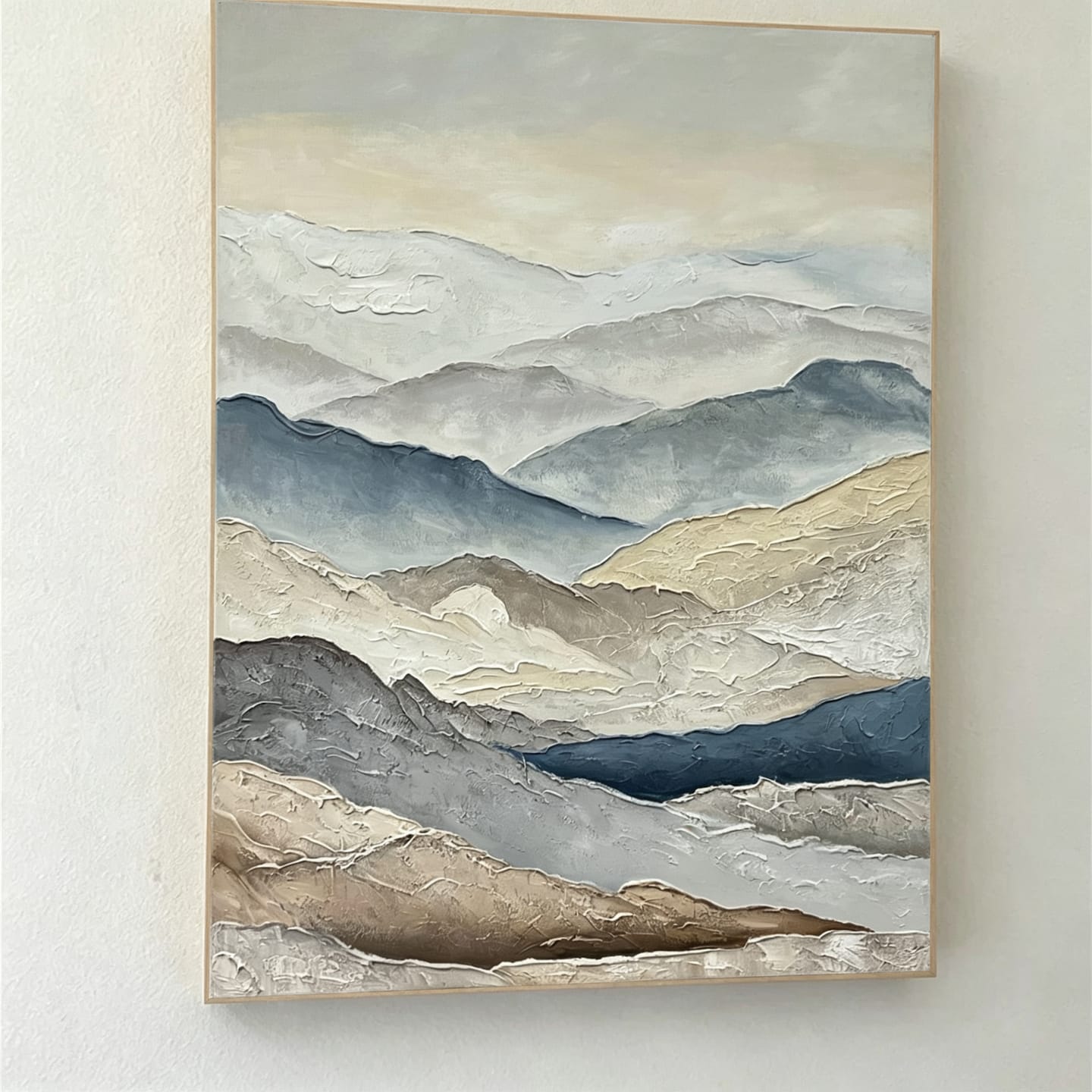 Customer photo review of Minimalist Mountain Texture Canvas # MM409