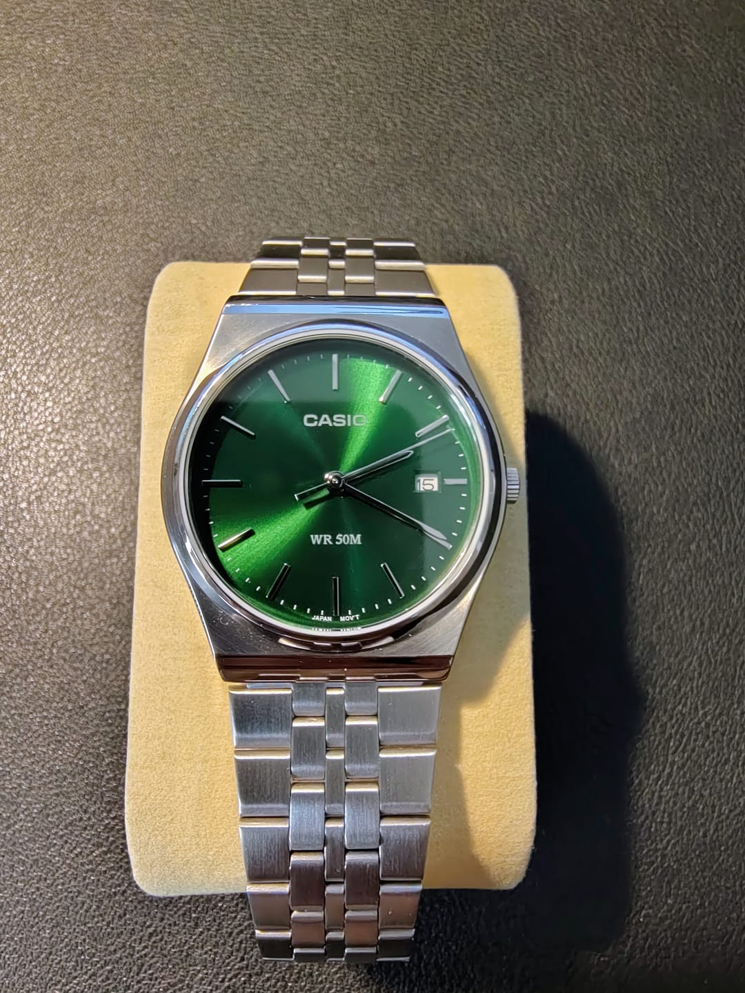 Customer photo review of Reloj Casio Análogo MTP-B145D-3AV Verde 35mm