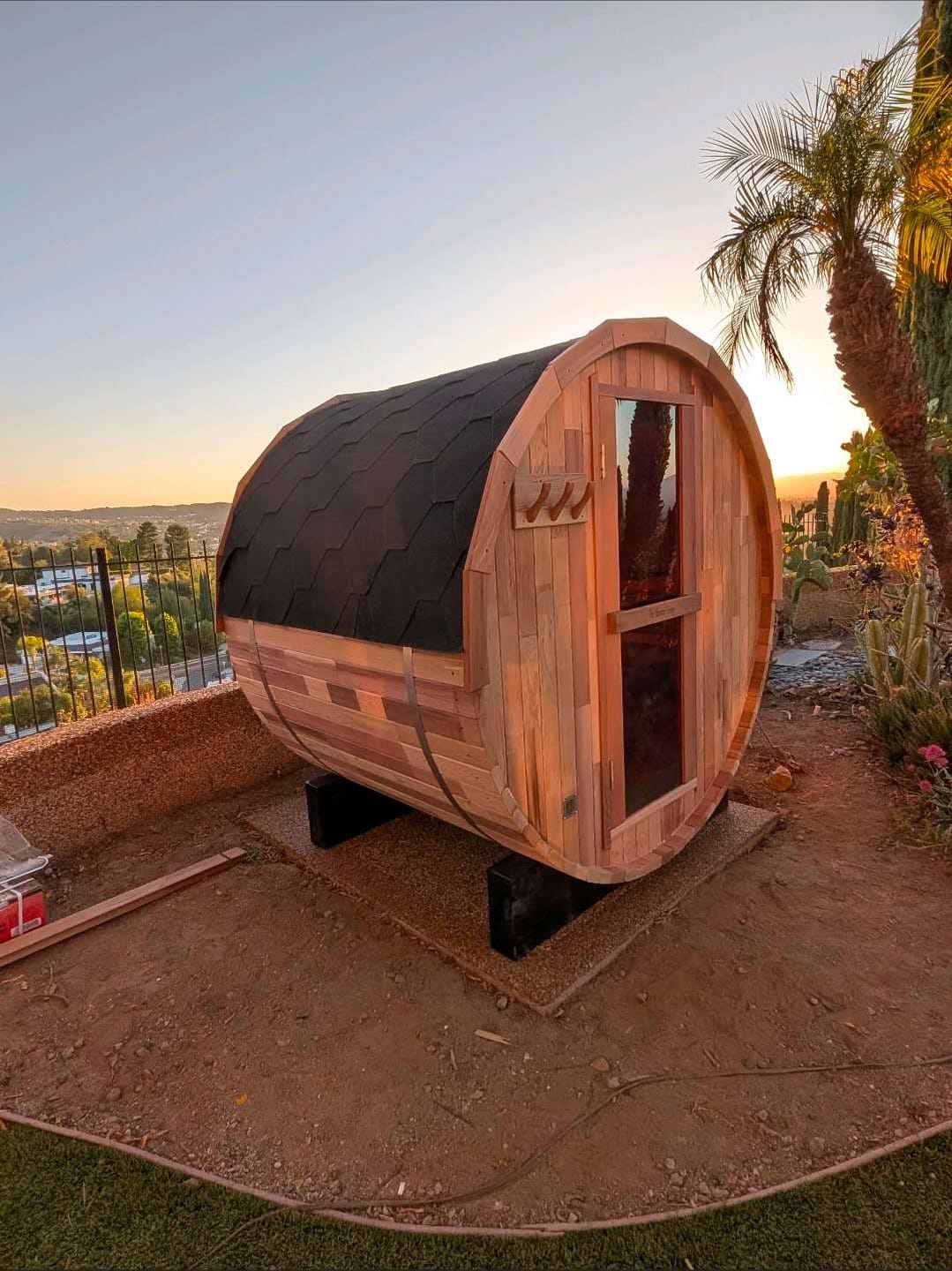 Customer photo review of SAUNAONES® Barrel Sauna Serenity Nature Air 4