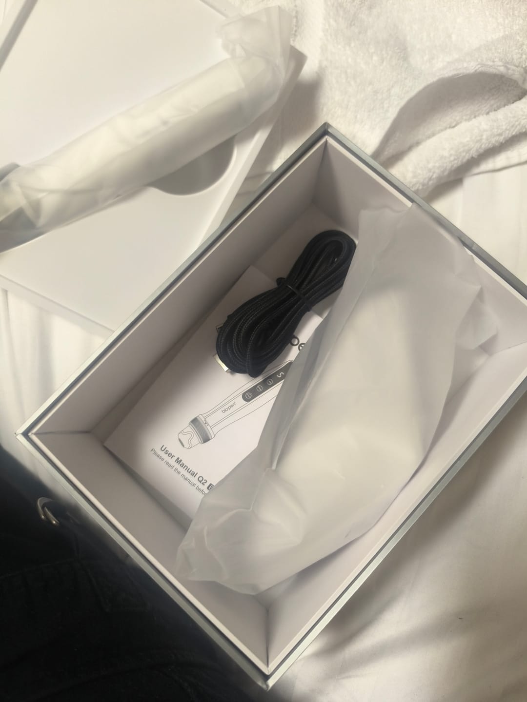 Customer photo review of Bio Pen Q2 Microneedling Device with Bonus Cartridges – 2×9 Pin, 2×14 Pin, 1×Nano
