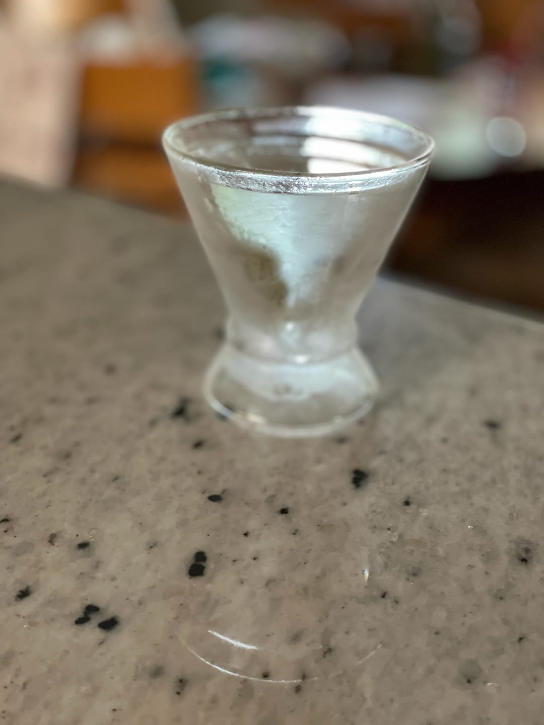 Customer photo review of Double-Walled Stemless Martini Glasses - 8oz