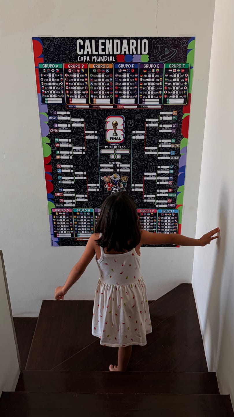 Customer photo review of Calendario Mundial 2026