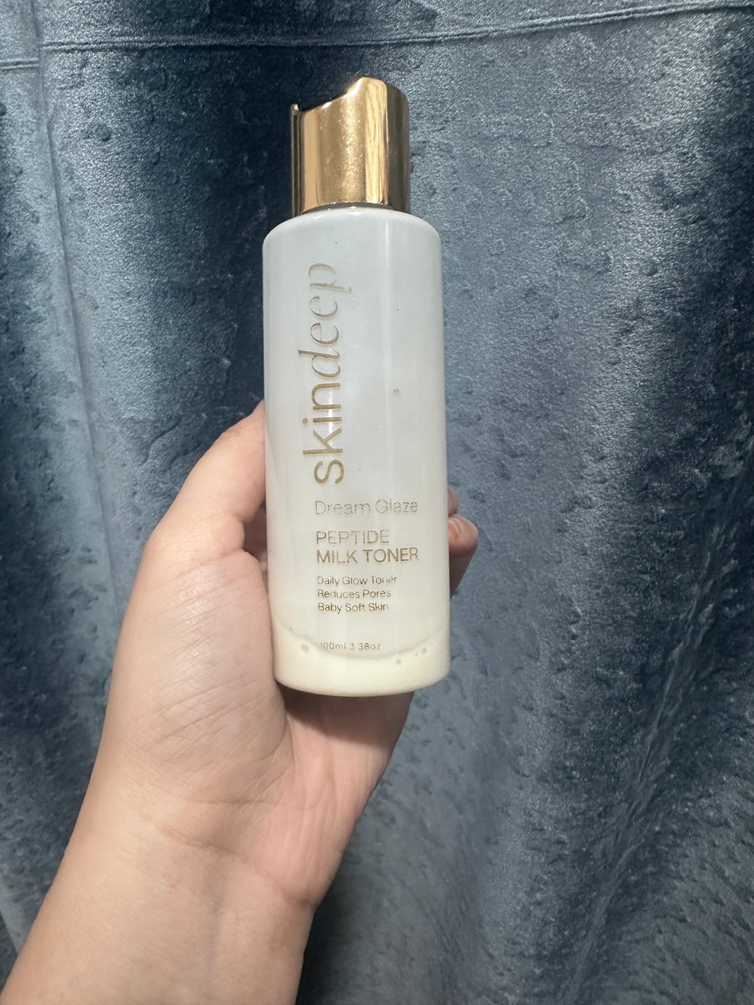 Customer photo review of DREAM GLAZE - Peptide Milk Toner