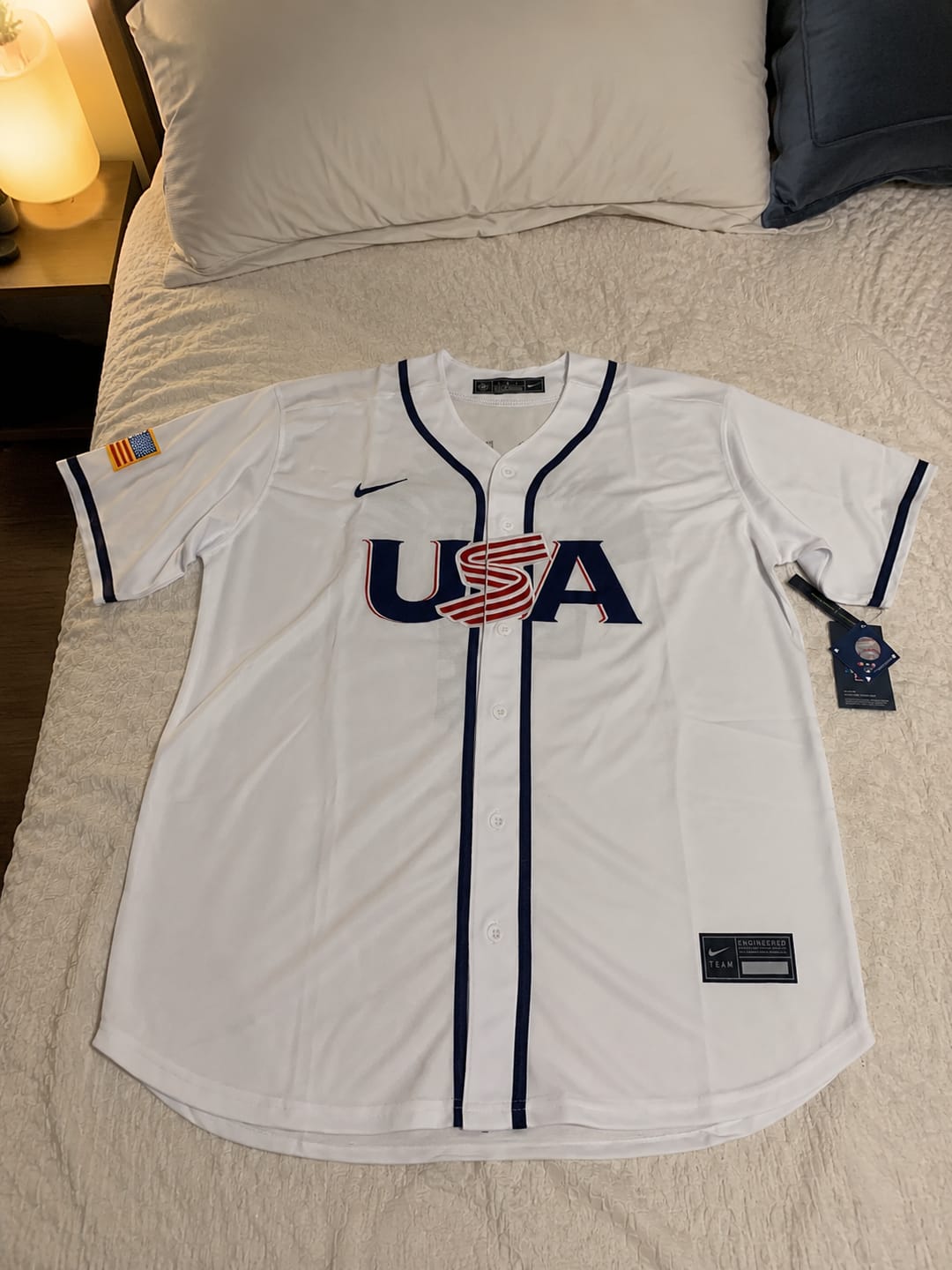 Customer photo review of WBC Clayton Kershaw USA 22 Jersey