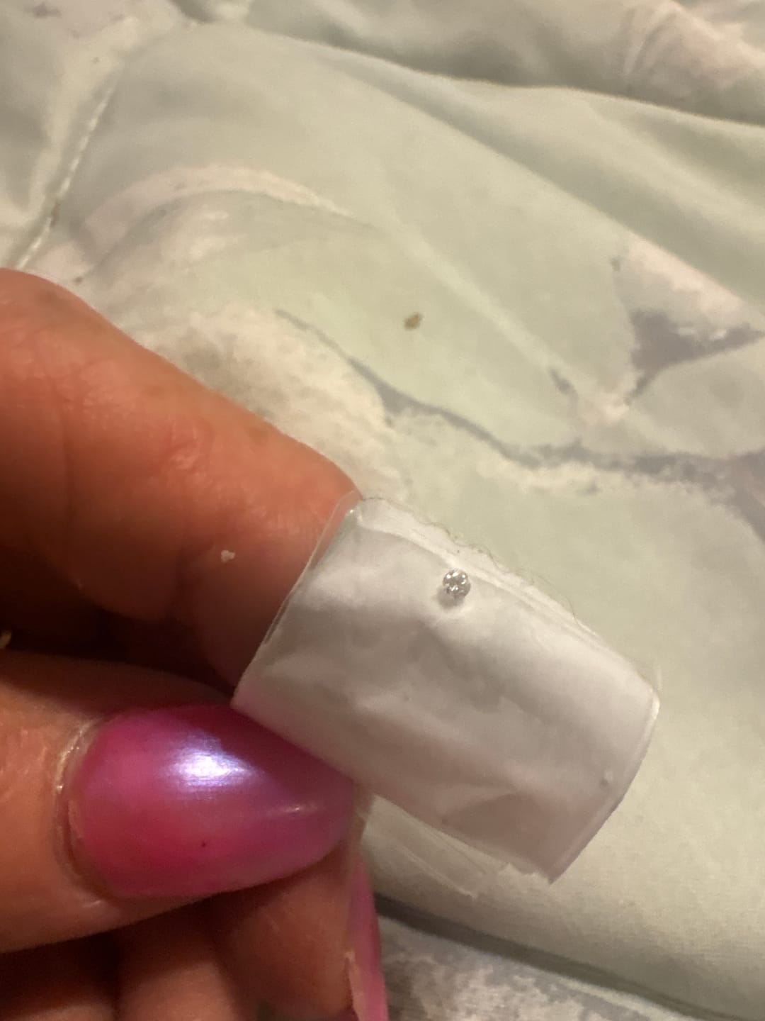 Customer photo review of Me Rich? Maybe... Diamond Candle