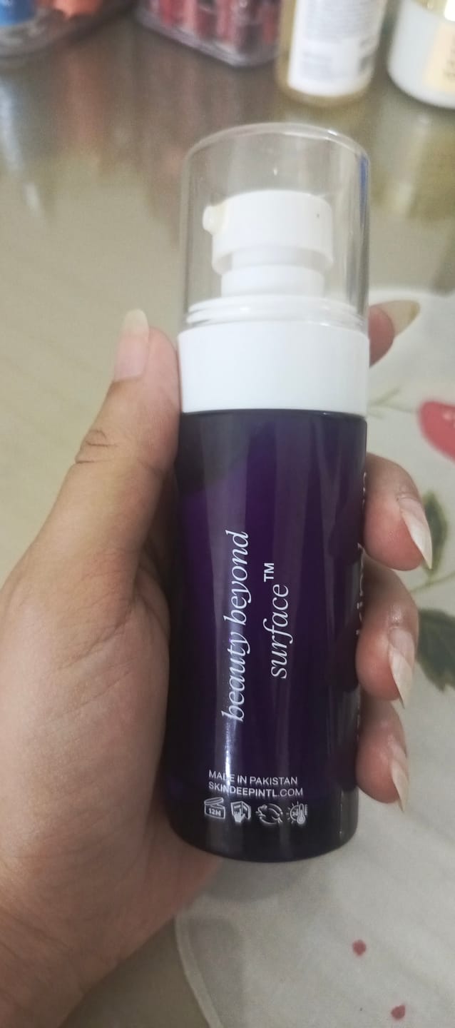 Customer photo review of BAKUCHIOL RESURFACING NIGHT SERUM - with 10% Lactic Acid