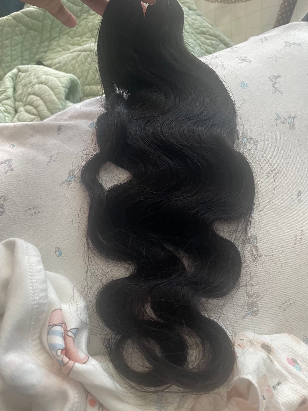 Customer photo review of Loose Wave Human Crochet Hair