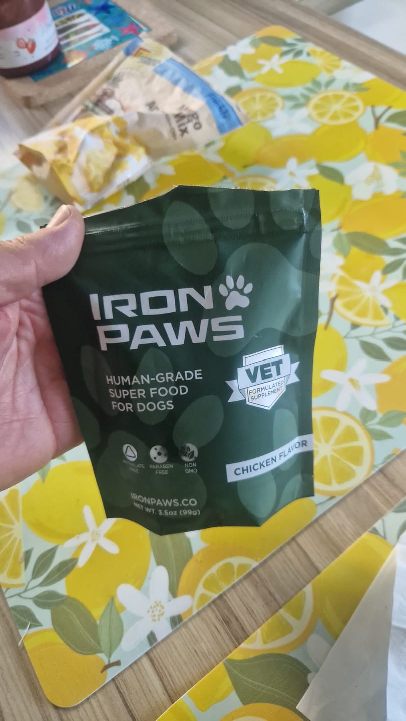 Customer photo review of Iron Paws Daily Human-Grade Superfood For Dogs