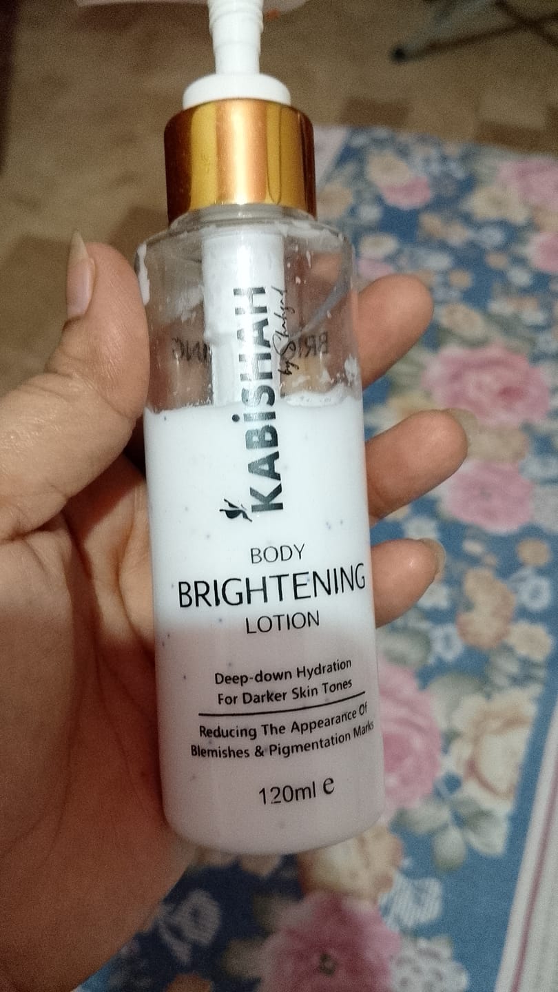 Customer photo review of DazzleSkin Body Hydrating Lotion