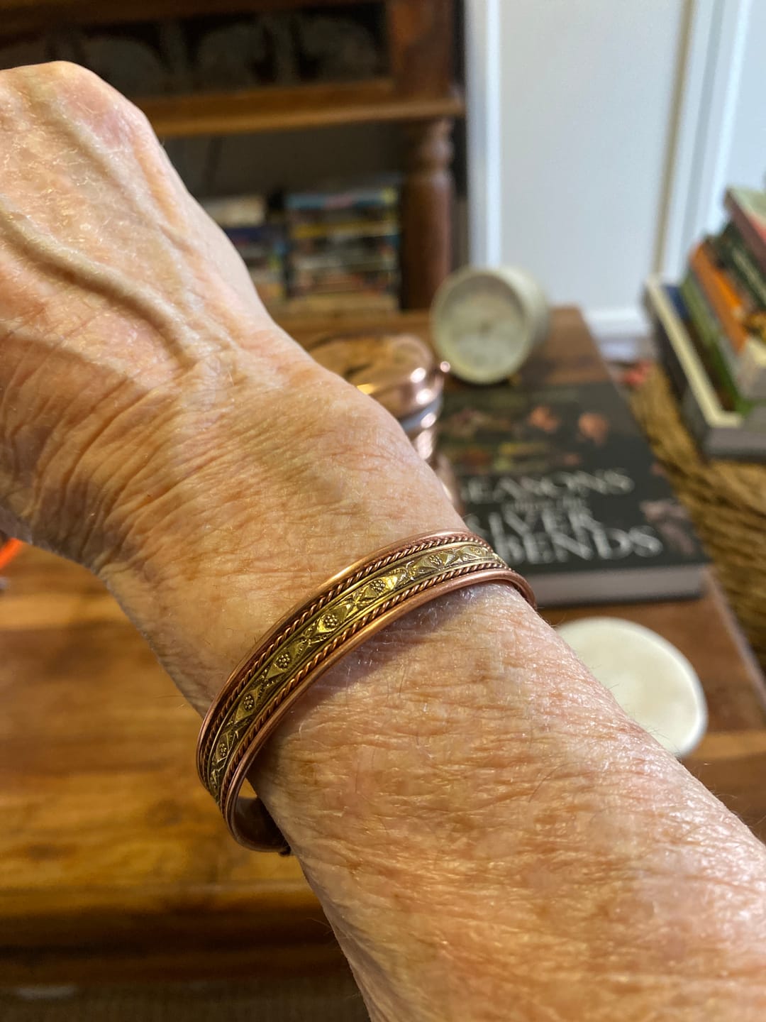 Customer photo review of Aura / Magnetic / Copper Bracelet