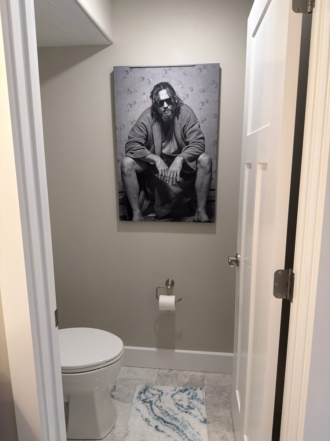 Customer photo review of The Dude In The Big Lebowski Toilet Scene