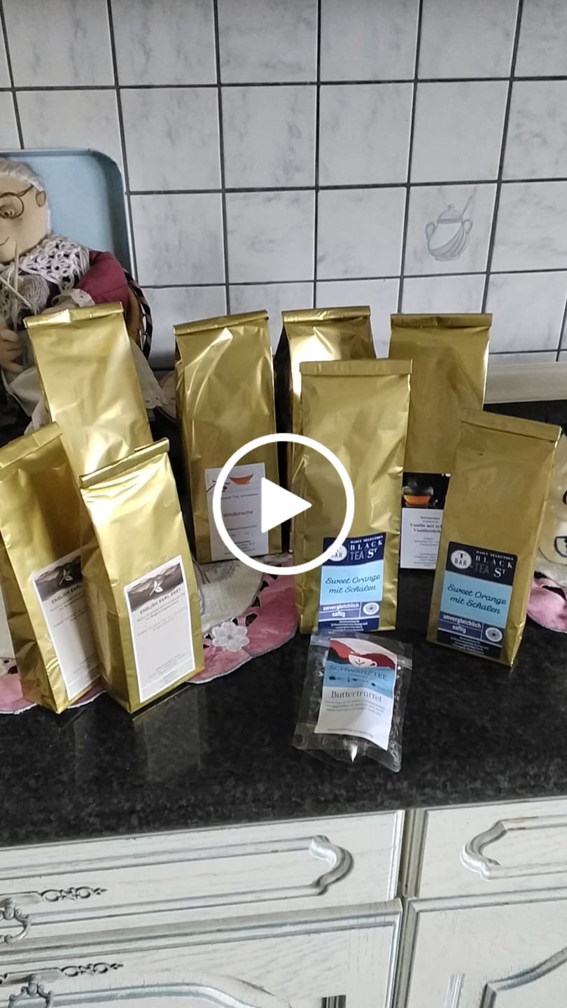 Customer video review of Schwarzer Tee „English Earl Grey“