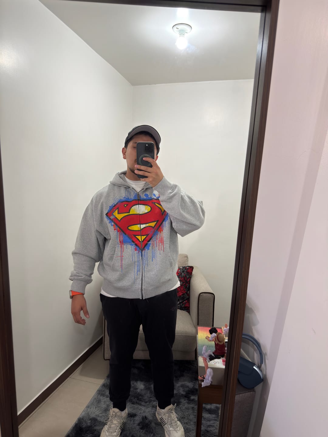 Customer photo review of 5011 - Superman Drip Zip-Ups