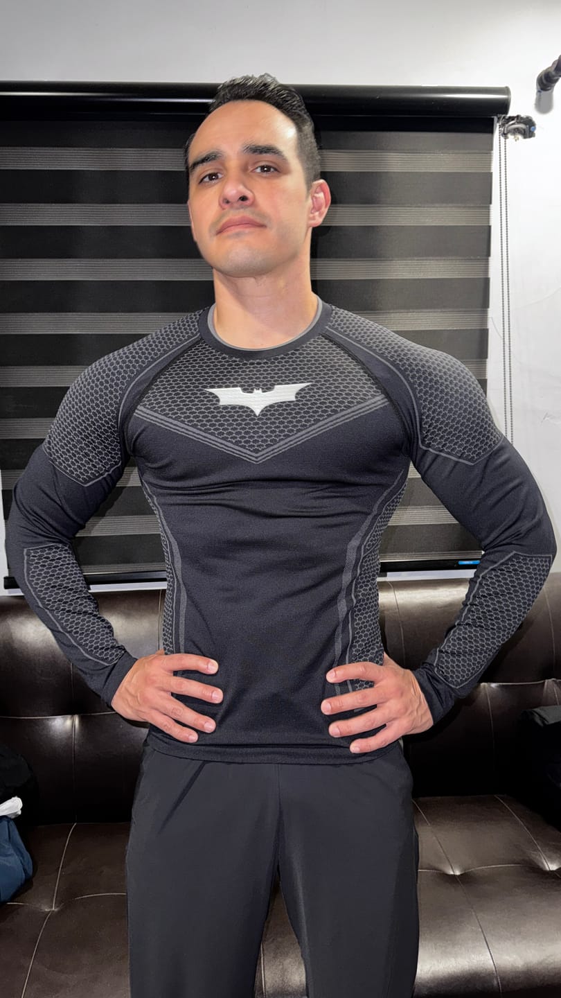 Customer photo review of 8004 - Batman Compression Longsleeves